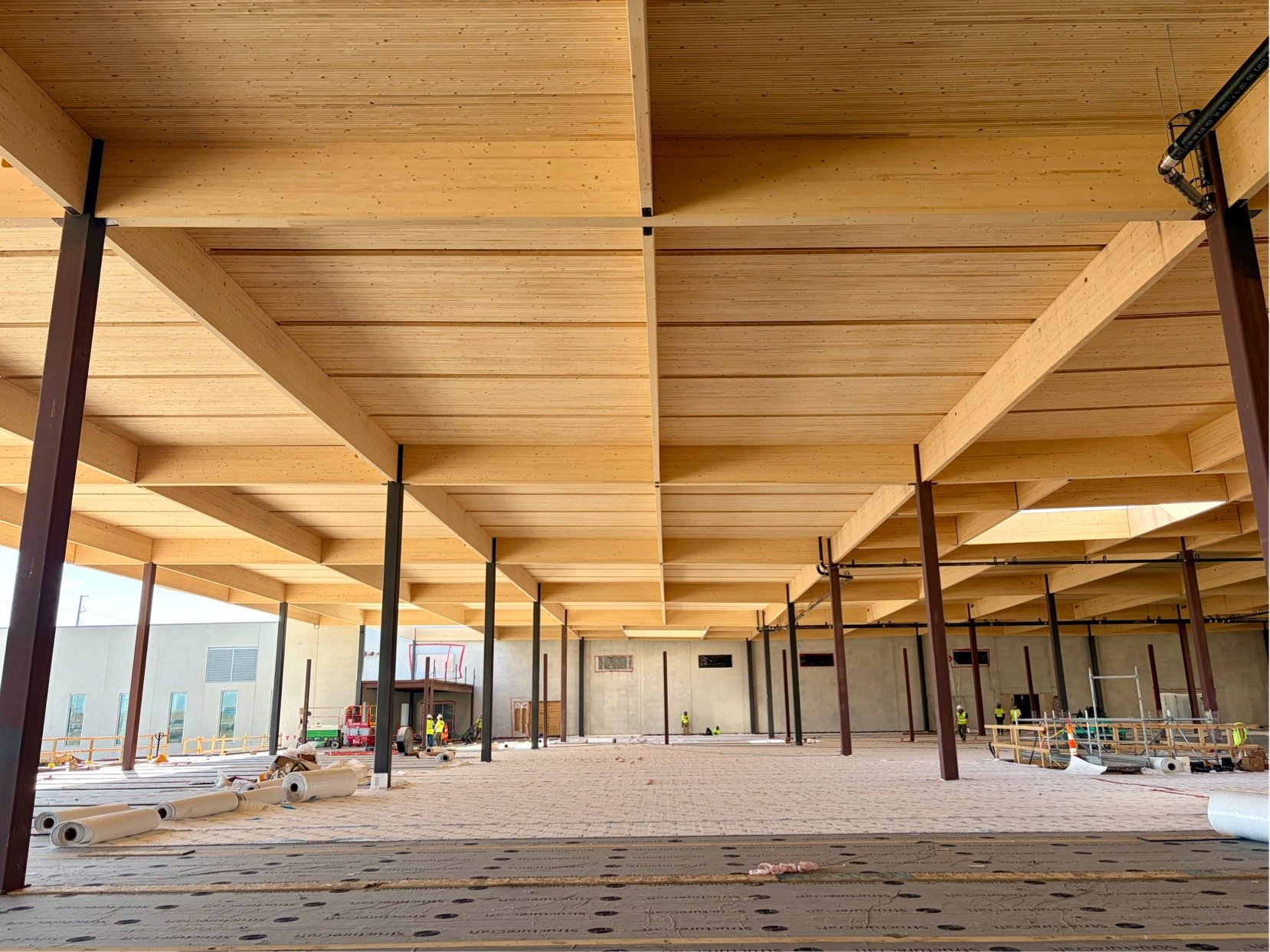 Homemakers Furniture: Timber Erection Milestone | StructureCraft